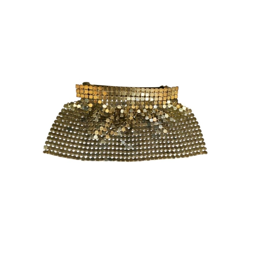 Vintage Gold Mesh Barrette (A7865)